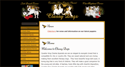 Desktop Screenshot of classydogs.com