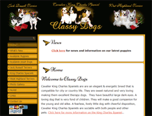 Tablet Screenshot of classydogs.com